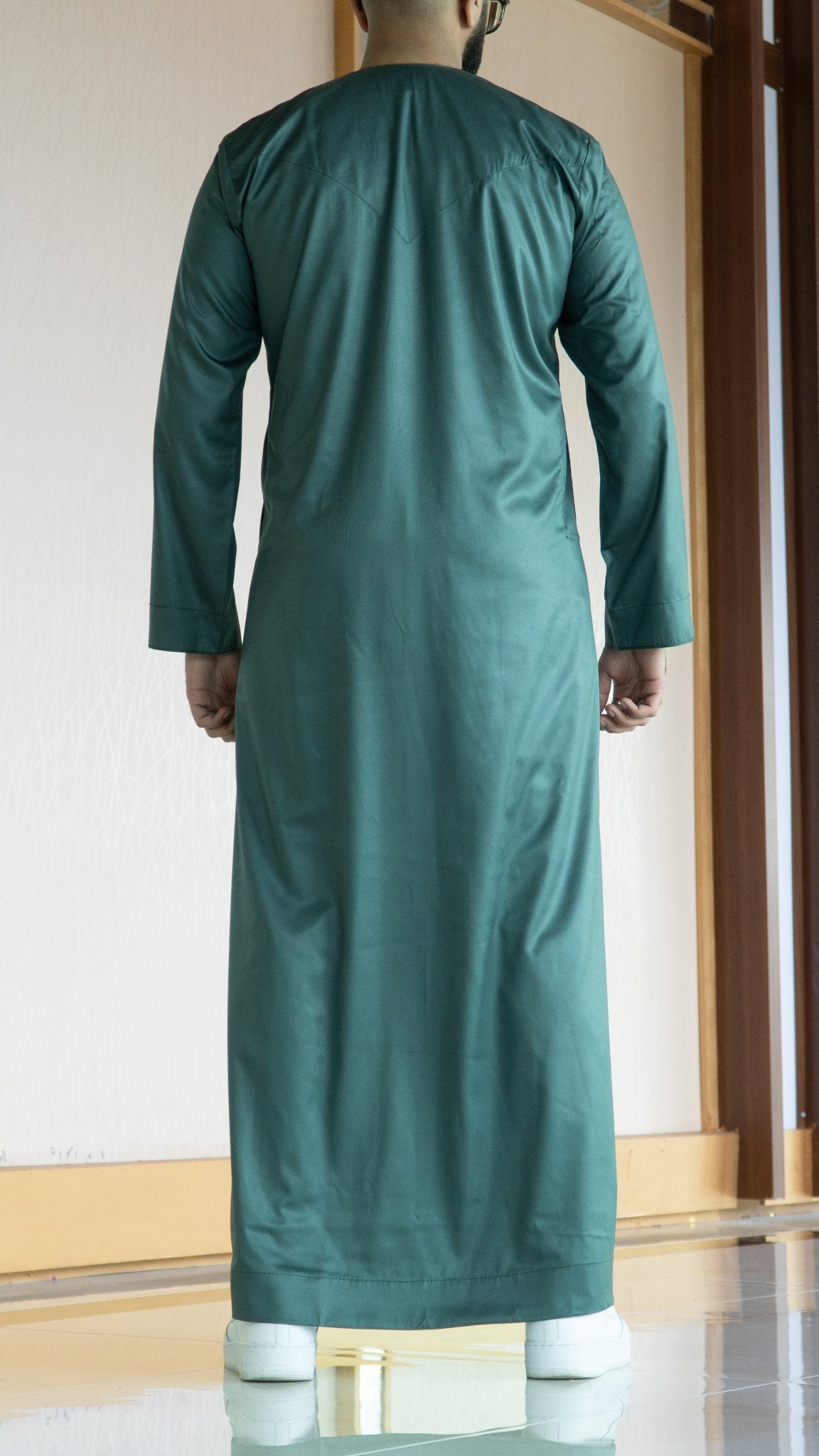 Emerald Green Emirati Thobe - Al-Jameel